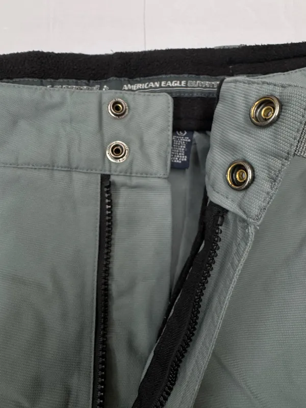 American Eagle Blue-Grey Winter Ski Pants Size Large Mens - Image 8