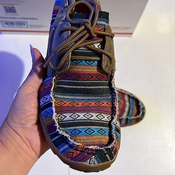 Twisted X Multicolor Patterned Boat Shoes 8.5
Sarape - Image 5