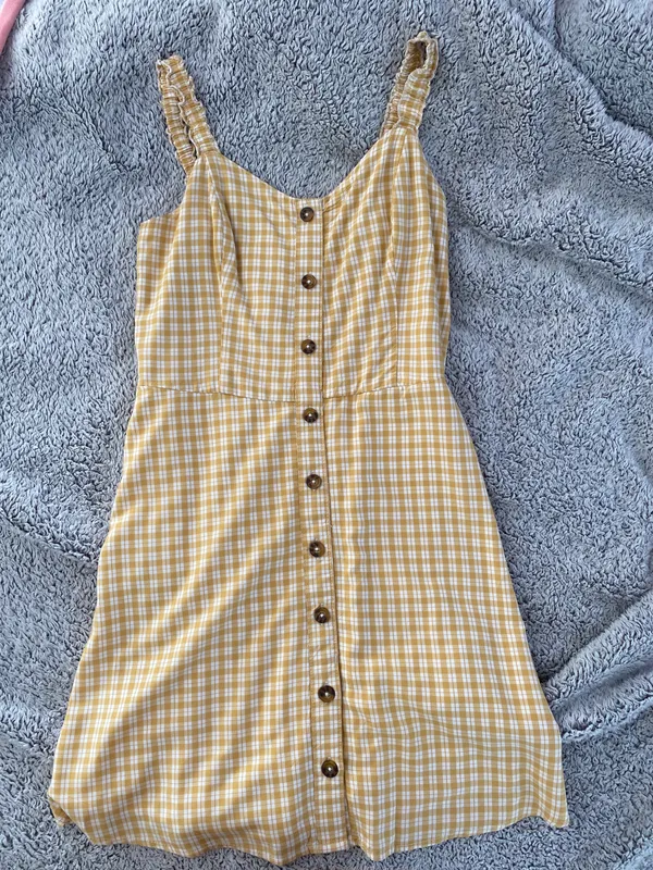 Hollister Yellow Mini Dress - Image 2