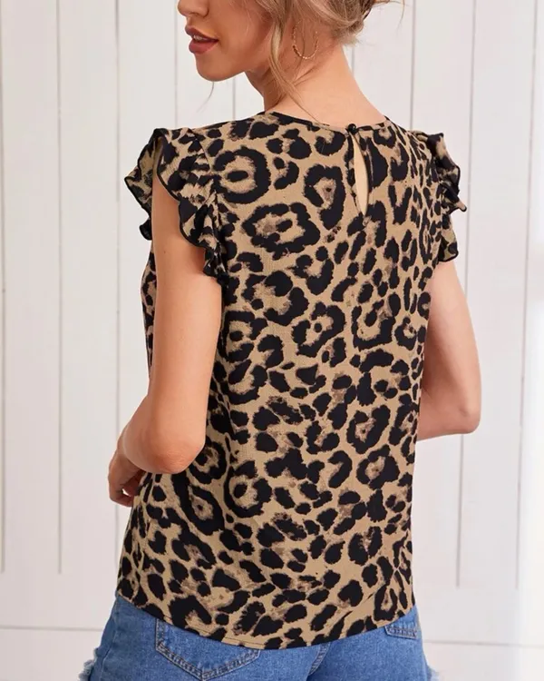 Leopard Print Top - Image 3
