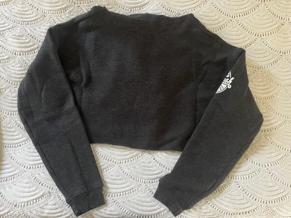 Cropped Hoodie Sweatshirt - Image 3