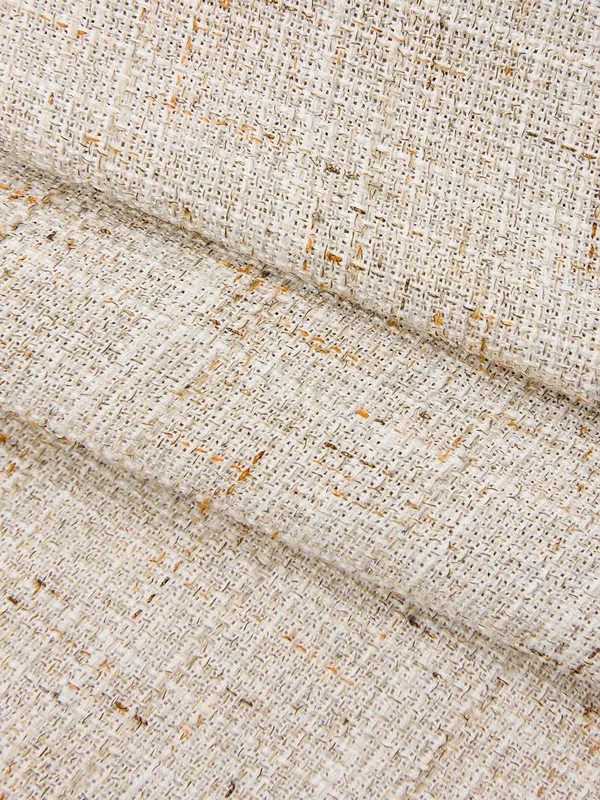 Commense tweed apricot shorts high rise beige neutral textured - Image 5