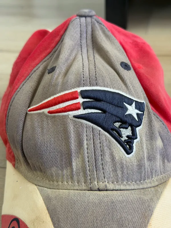 New England Patriots NFL Team Apparel Baseball Cap with Logo and Embroidered Det - Image 2
