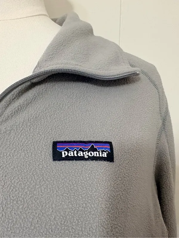 Patagonia Women’s Micro D Full Zip Fleece Jacket Gray Size L SP20 25416 - Image 4