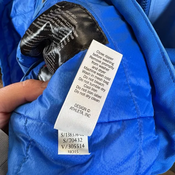 Athleta RECCO Rescue Technology Maribel Ski Jacket Women's‎ Size M Blue - Image 5