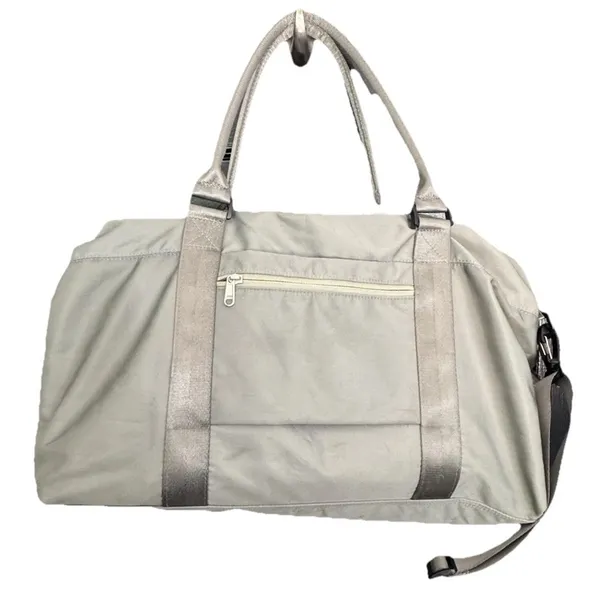 Weekender Travel Bag Duffel Carry On Luggage Trolley Sleeve Wet Dry Gray Green - Image 6