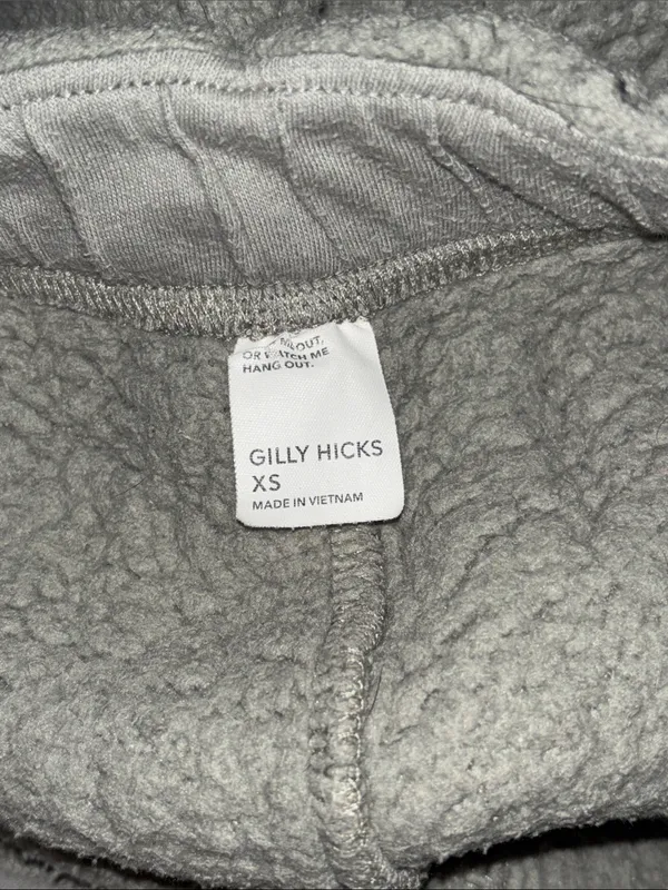 Gilly Hicks Cozy Gray Sherpa Jogger Pants - Image 2