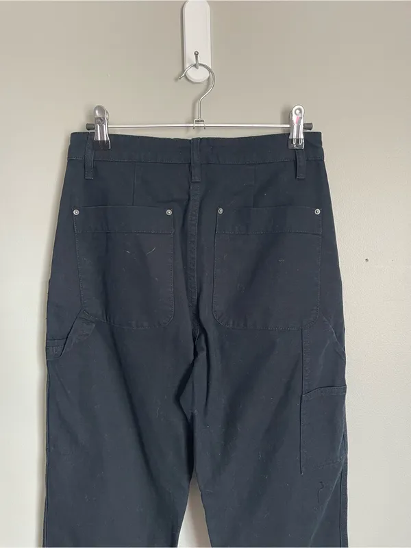 TNA | Black Cargo Utility Pocket Straight Leg Chino Pants Sz 0 - Image 6