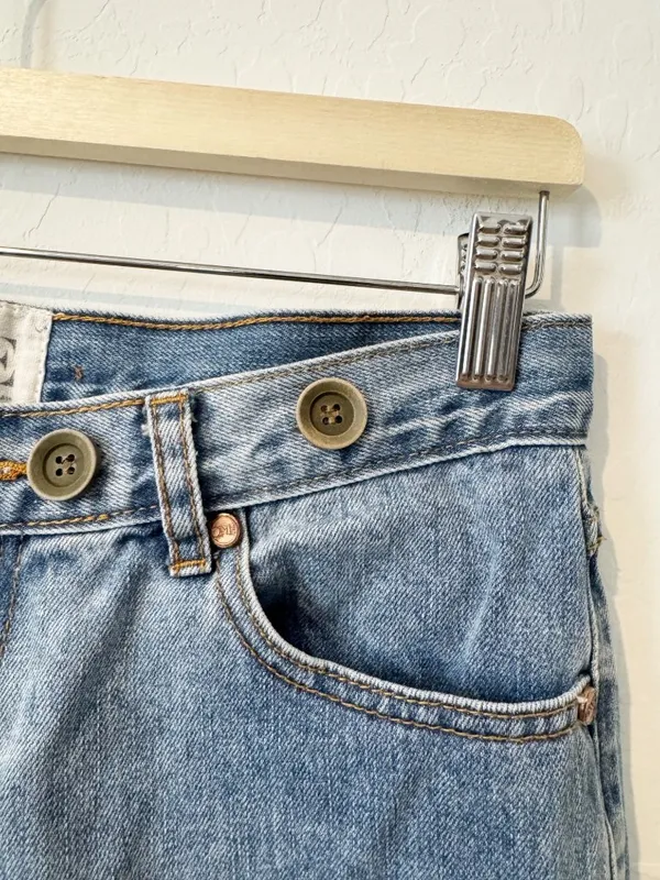 One Teaspoon Awesome Baggies Jeans Size 25 Distressed Destroyed Denim Grunge - Image 4
