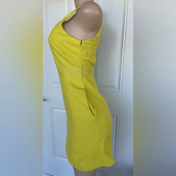 Anthropologie Backless Dress in Bright Yellow - Image 6