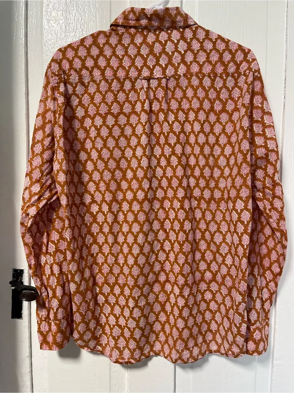 Emerson Fry India Collection Button Down Ryan Shirt w/ embroidered pocket sm - Image 4