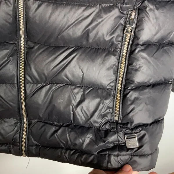 Andrew‎ Marc black puffer coat size medium - Image 3