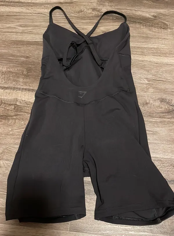 Gymshark Black Strappy All in One xs - Image 4