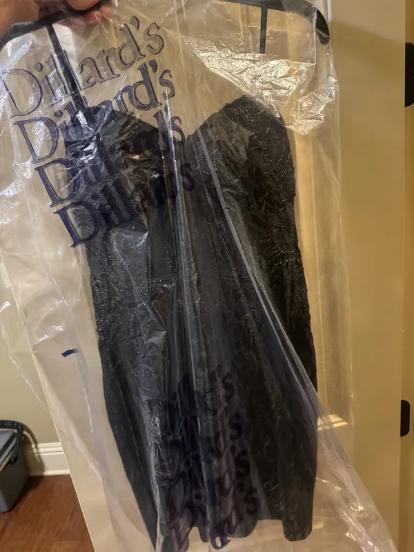 Dillard's Black strapless homecoming dress - Image 7