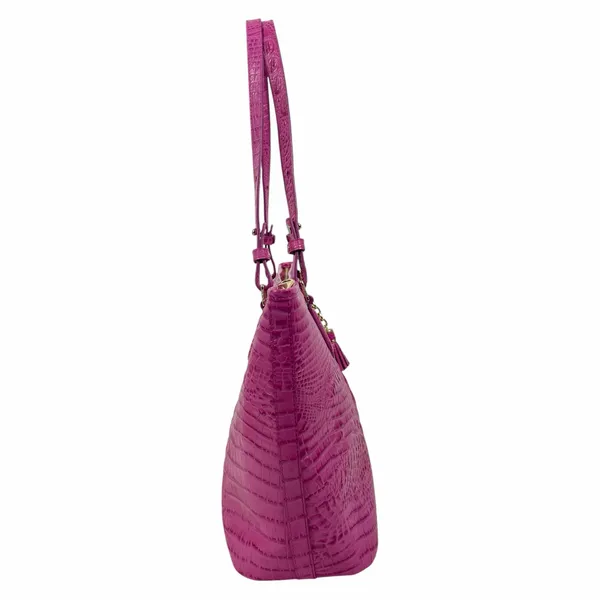 Brahmin Medium Asher Melbourne Tote Bag Shoulder Bag Pink - Image 4