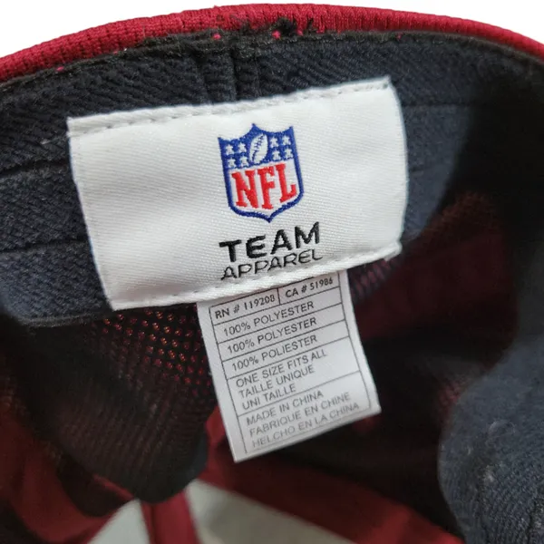 Washington Redskins Hat OSFM Fitted Hat Football Cap Embroidery - Image 7
