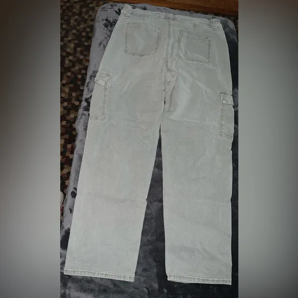 American Eagle Cargo Stretch Straight Pant in Green Size 14 Regular - Image 7