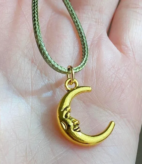 Handmade moon boho necklace🌛 - Image 2