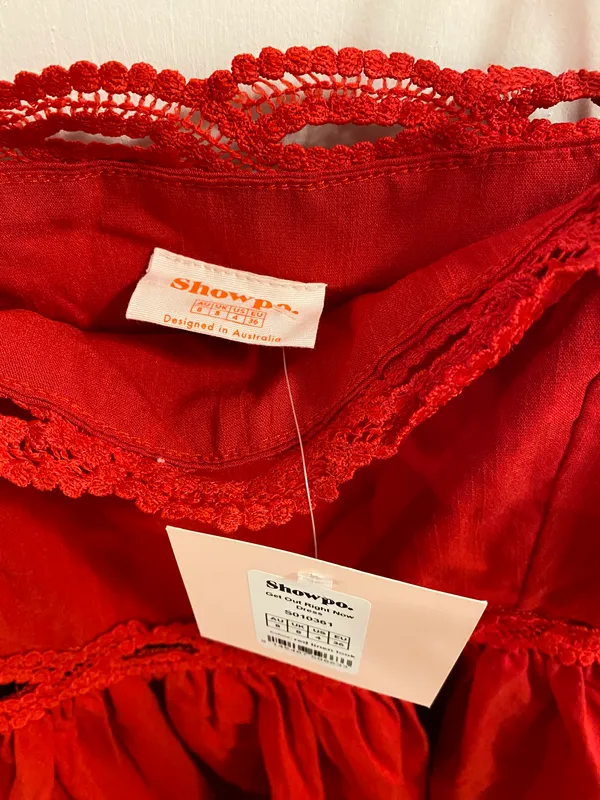 Showpo Red Linen Dress - Image 6