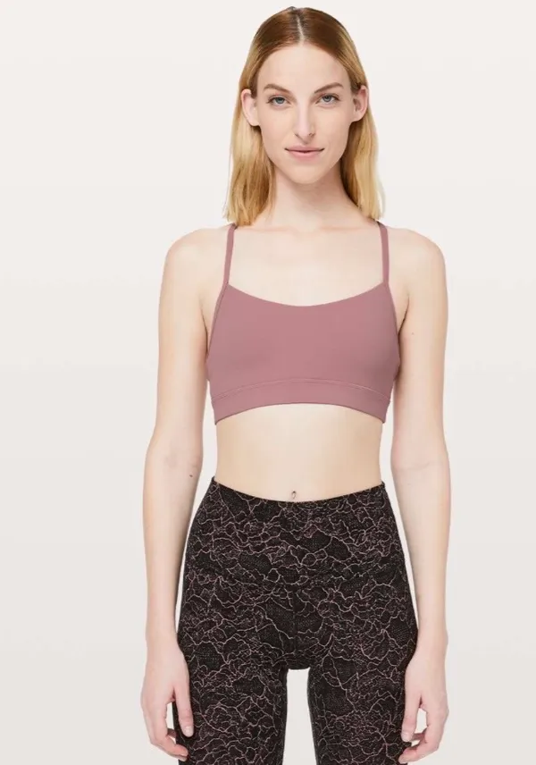 Lululemon FlowY Bra *Nulu Quicksand 6 - Image 9
