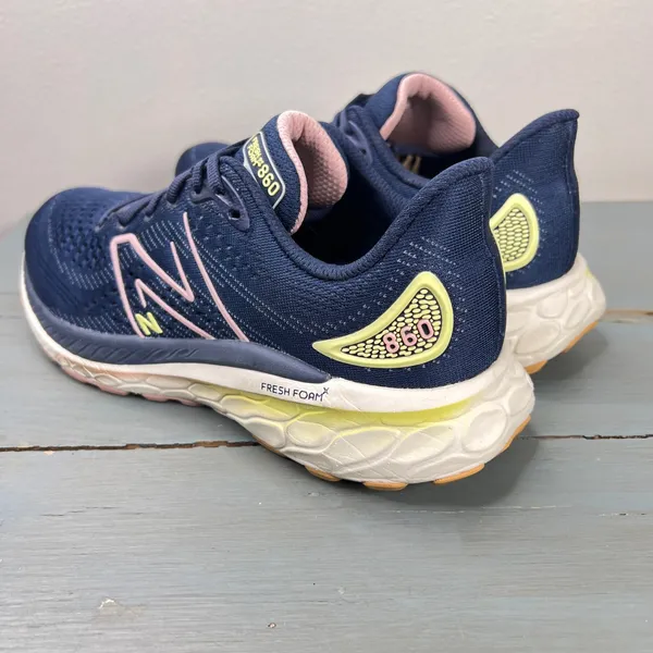 New Balance Fresh Foam X 860v13 Navy Pink Running Shoes W86013A Womens 9.5 - Image 14