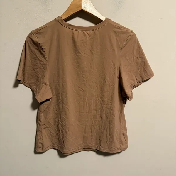 NWT SKIMS Fits Everybody T-Shirt Skimming Color Sienna Tan- Size 2XL - Image 5