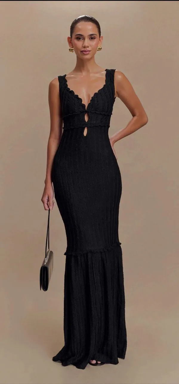 Meshki Dress Maxi Black - Image 5