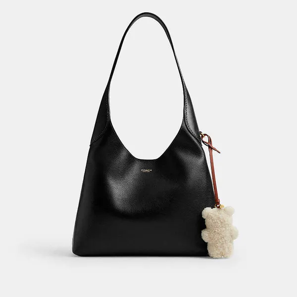 NWT Coach Bear Puffy Bag Charm In Shearling CDD52 - Image 2