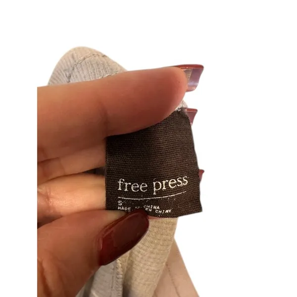 Free Press Purple Star Waffle Knit PJ Loungewear Sleep Pants Women Sz S - Image 7