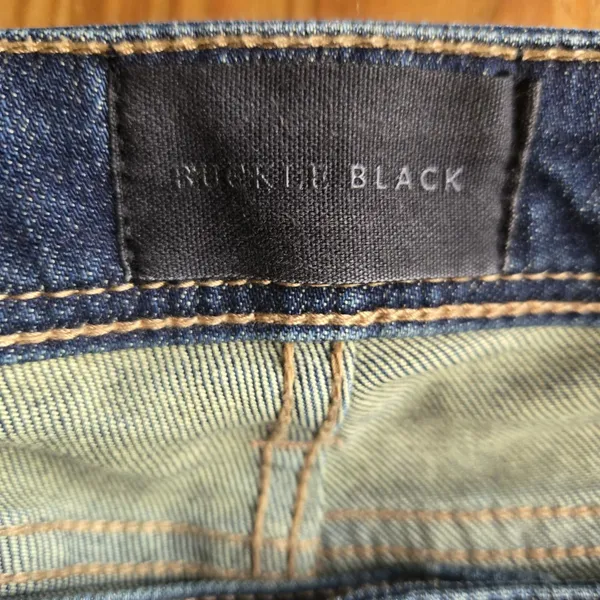 BKE Buckle Black No. 53 Straight Jeans Womens Size 29x32 Candiani Denim Italy - Image 5