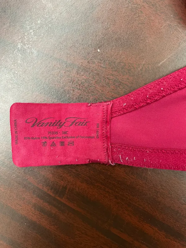 Vanity Fair 38C Pink colored  Bra - Image 4