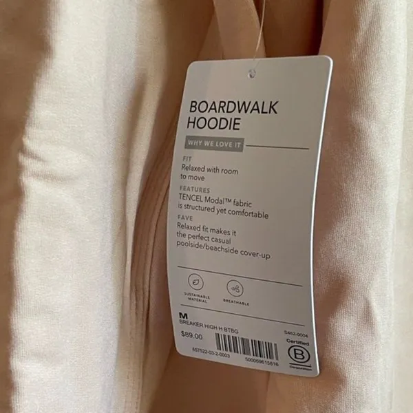 Athleta Boardwalk peach hoodie buttery soft‎ - Image 7