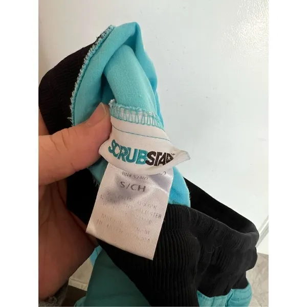 Scrubstar Turquoise Scrub Pants Woman’s Size Small - Image 9