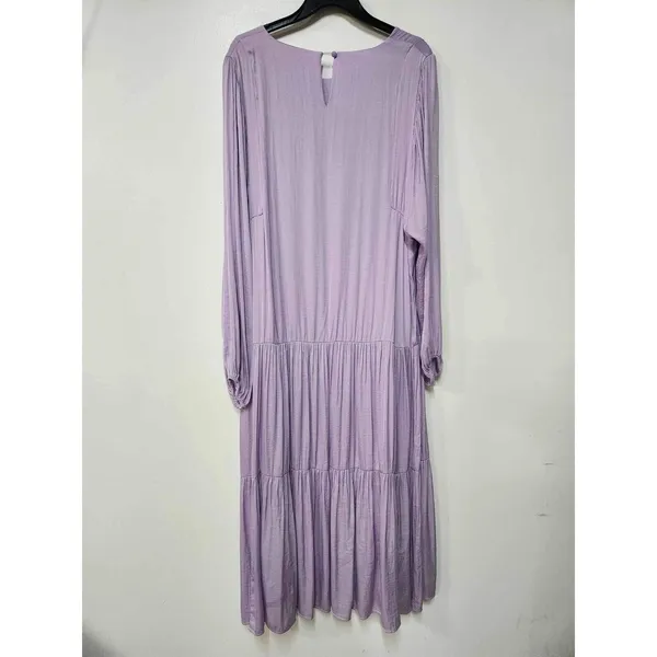 Anthropologie Dolan Katrina Tiered Maxi Dress Size L. B-3 - Image 7