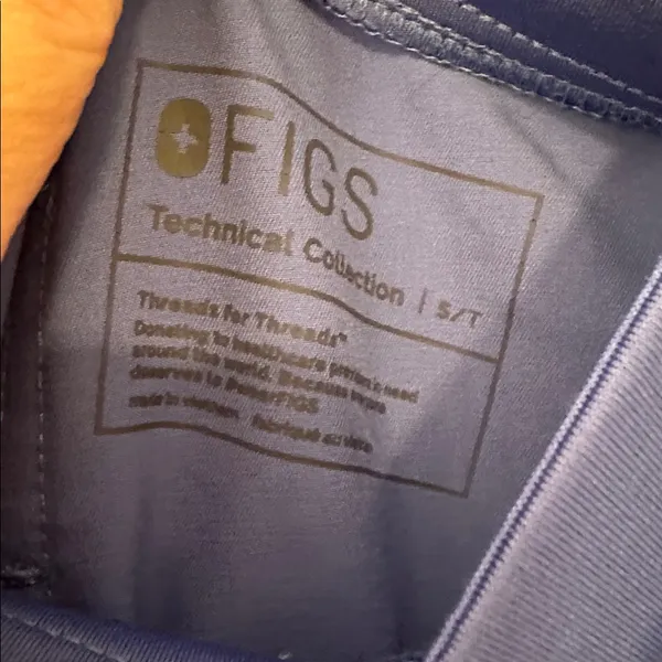 Figs Women’s Vibrant Blue Jogger‎ Scrub Pants size S Tall EUC - Image 3