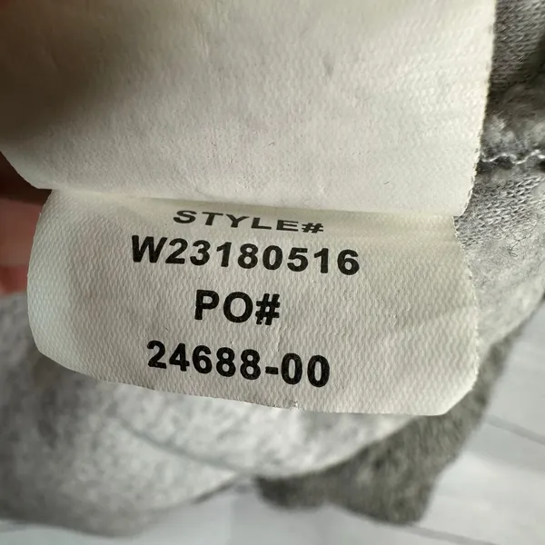 Prana Womens size Small Permafrost Half Zip Teddy Fleece Hoodie w23180516 Gray - Image 8