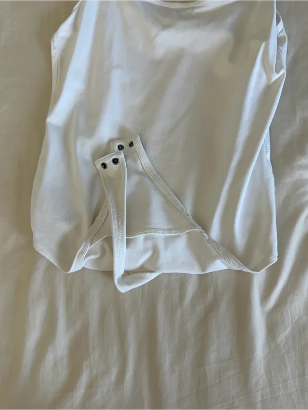 Abercrombie square neck white tank bodysuit - Image 3