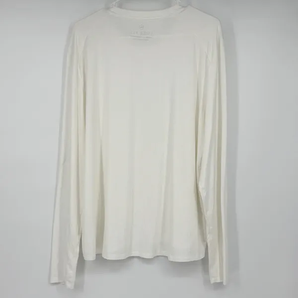 Free Fly Women Bamboo Long‎ Sleeve T-Shirt White XXL Performance Tee - Image 2