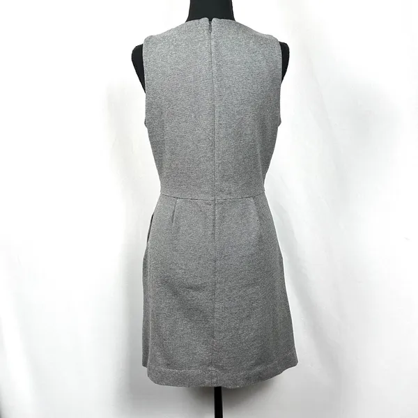 Madewell Dress Womens M Wedding Guest Resort‎ Vacation Sleeveless Cotton Gray - Image 3