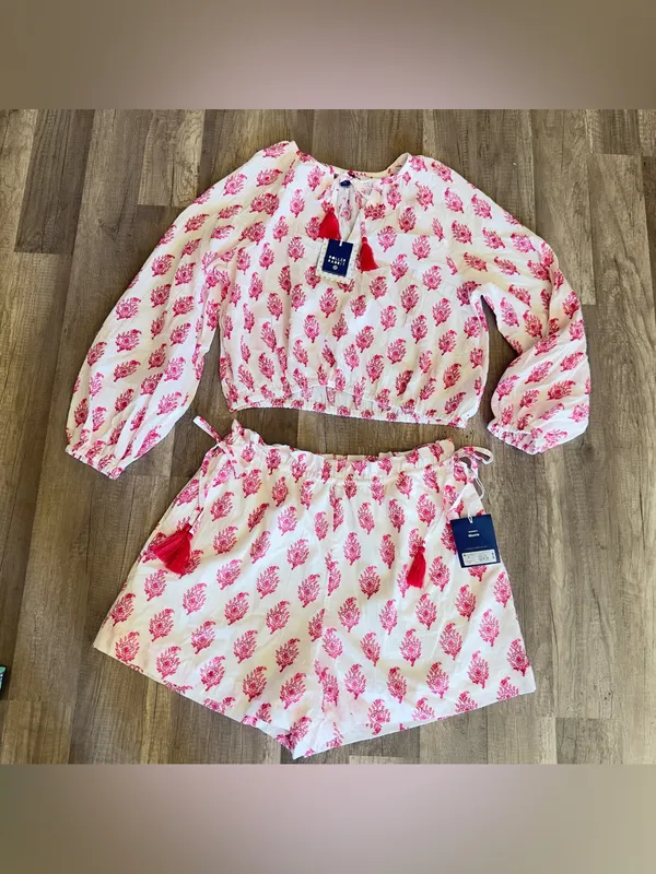 Roller Rabbit x Target Bouquet Side-Tie Beach set Pull-On Shorts & Top - Image 6