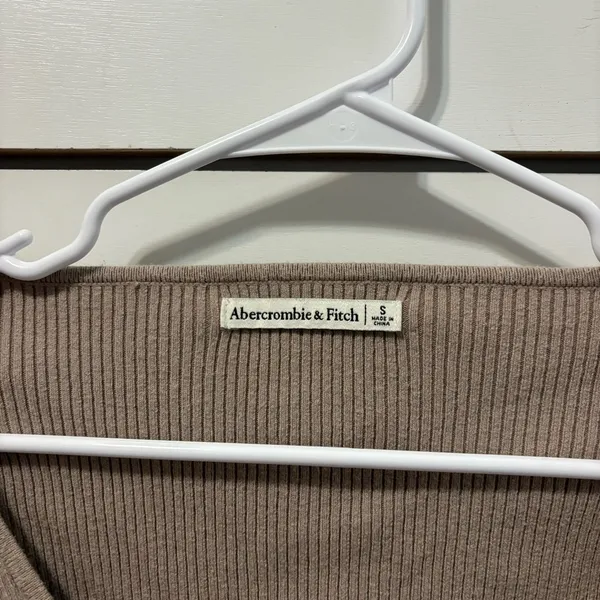 Abercrombie & Fitch Scoopneck Corset Sweater - Image 7