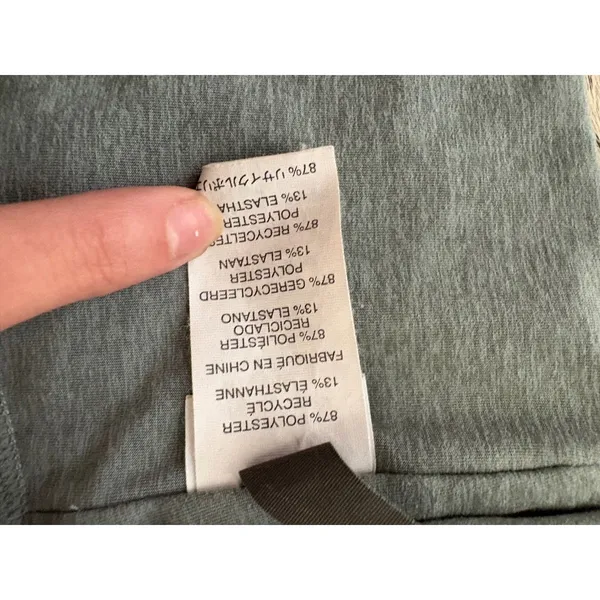 Vuori Clean‎ Elevation Legging Stormy Heather High Rise Green Athleisure Size XL - Image 5