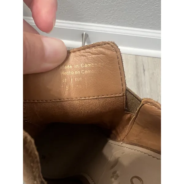 Aldo Women's Suede Brown Mule Slide‎ Bootie Block Heel 7.5 - Image 6