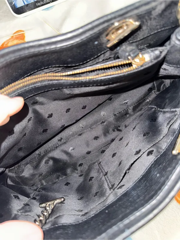 Kate Spade Black Pebbled Leather Shoulder Bag - Image 7