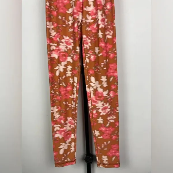 OFFLINE By Aerie Brown Pink Real‎ Me High Waisted Crossover 7/8 Long Legging - Image 5
