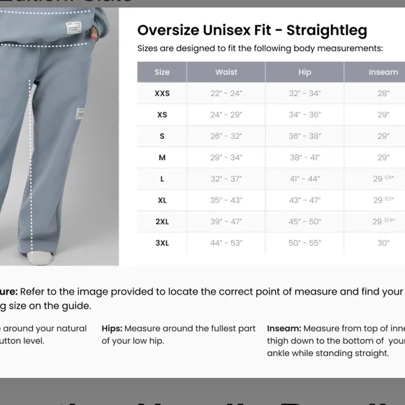 Comfrt Affirmation Collection Sweatpants Loungepants  Slate Fleece Pants - Image 15