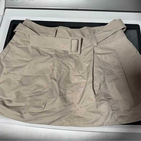 Peppermayo Mooncharged Mini Skirt Mushroom Grey Belted Size 6 NWT - Image 6