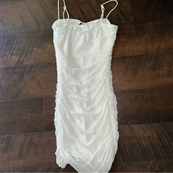 White Princess Polly Mini Dress - Image 12