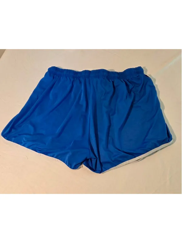 Women’s Retro Dolphin Athletic Running Shorts Royal Blue White Trim XXL W-237 - Image 2