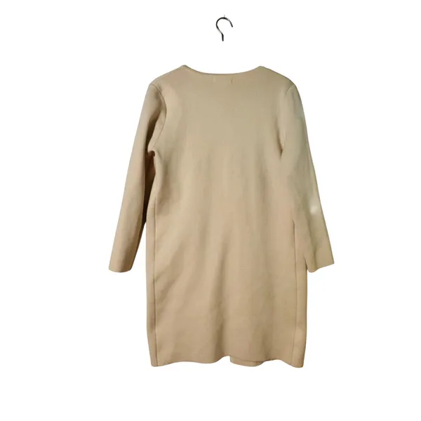 Anrabess Coatigan Cardigan Open Front Knit Longline Knit Large - Image 5